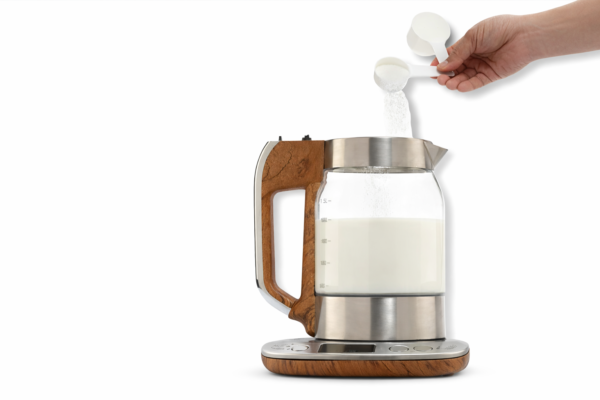 سخان الحليب الكهربائي الذكي تحريك آلي لمنع الفوران 2200 واط سعة 1 5 لتر